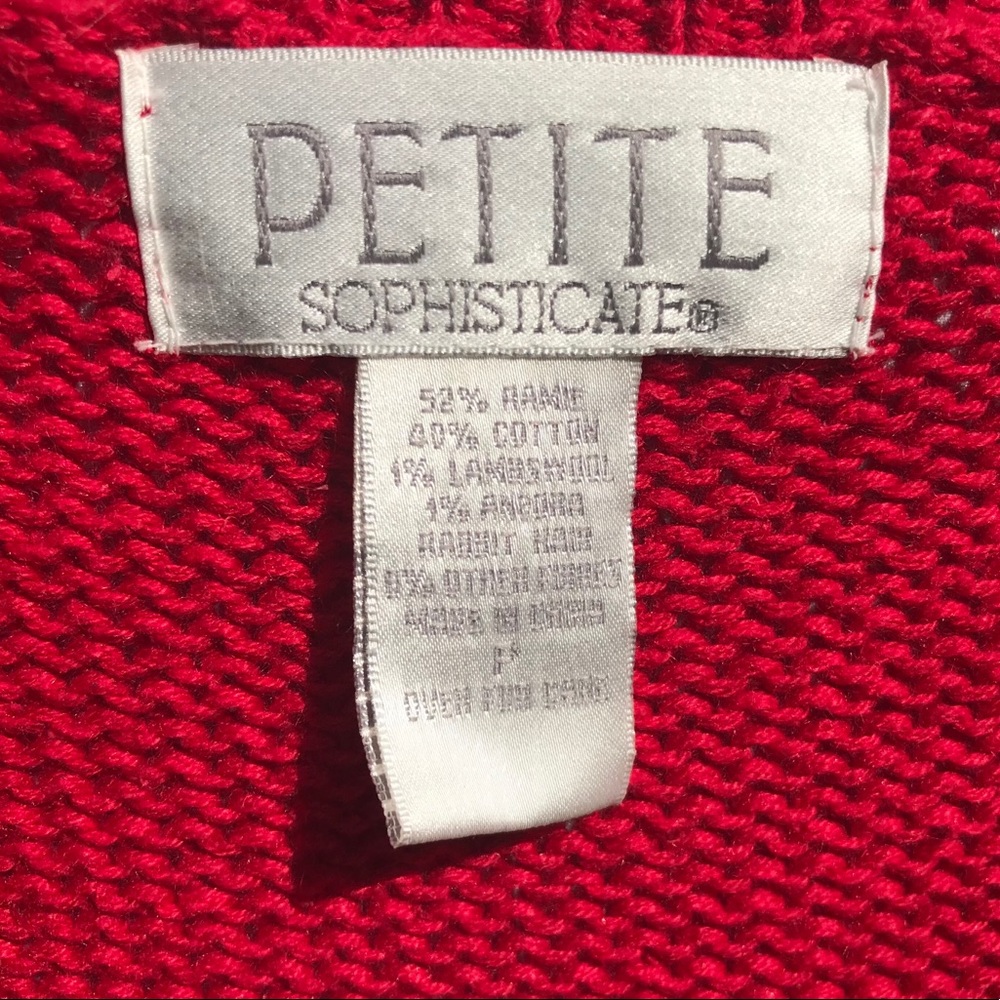 Christmas sweater Size Petite Medium. Beautiful! - Picture 6 of 8